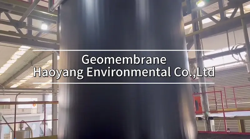 1mm HDPE Geomembrane Pond Liner For Indonesia Market